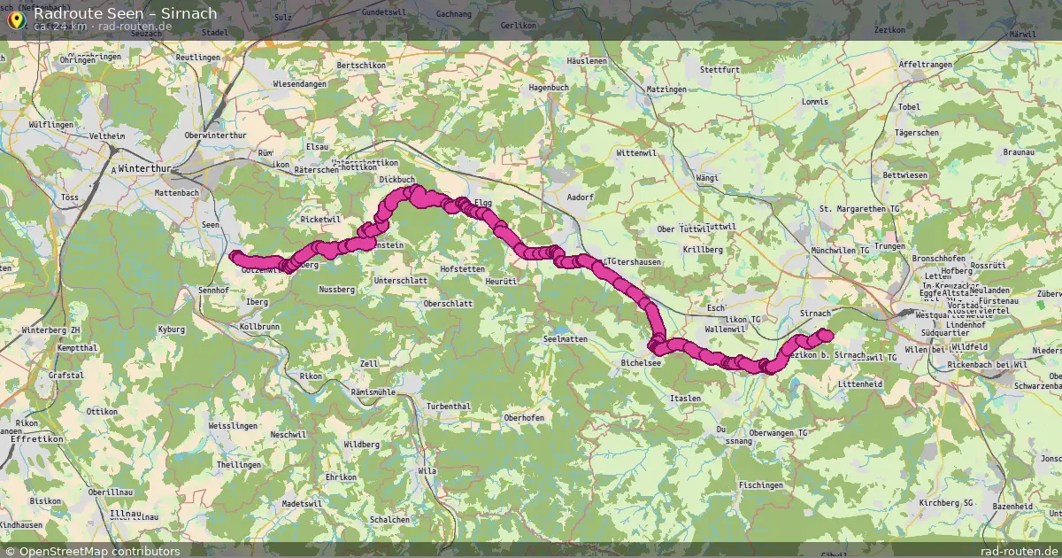 Radtour Seen – Sirnach