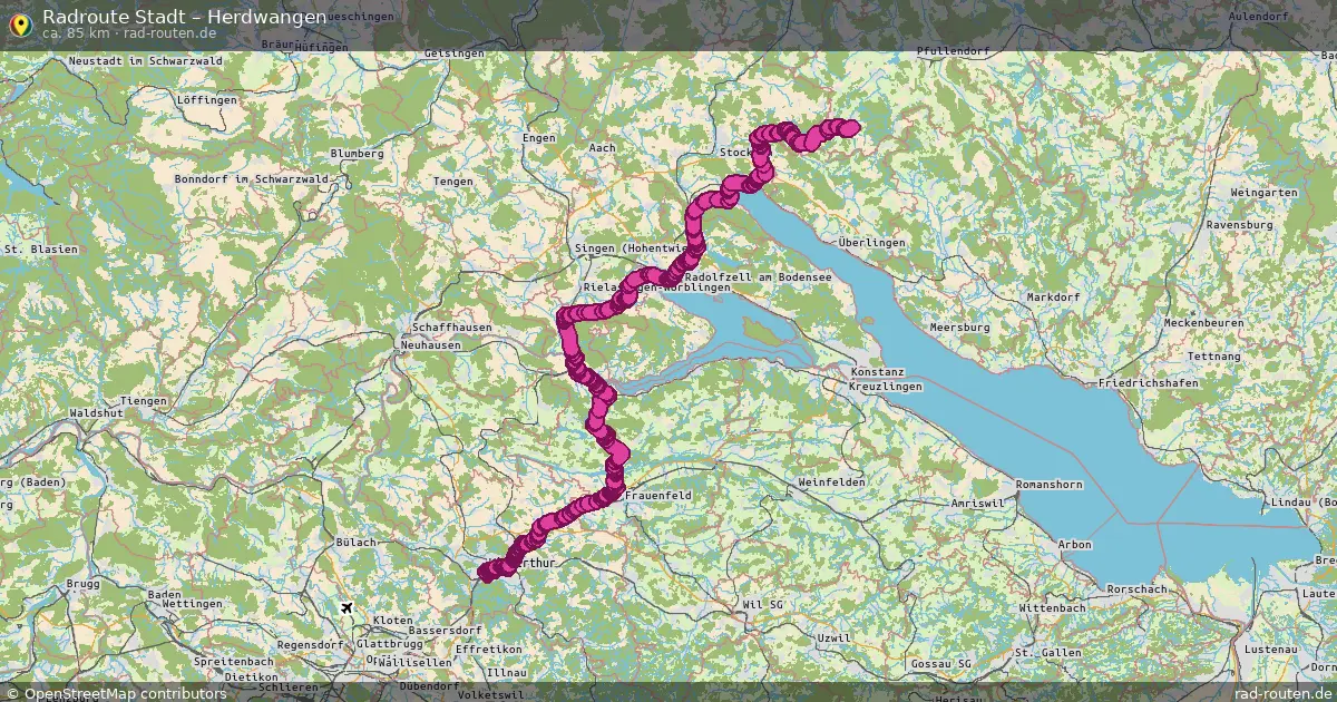 Radtour Stadt – Herdwangen