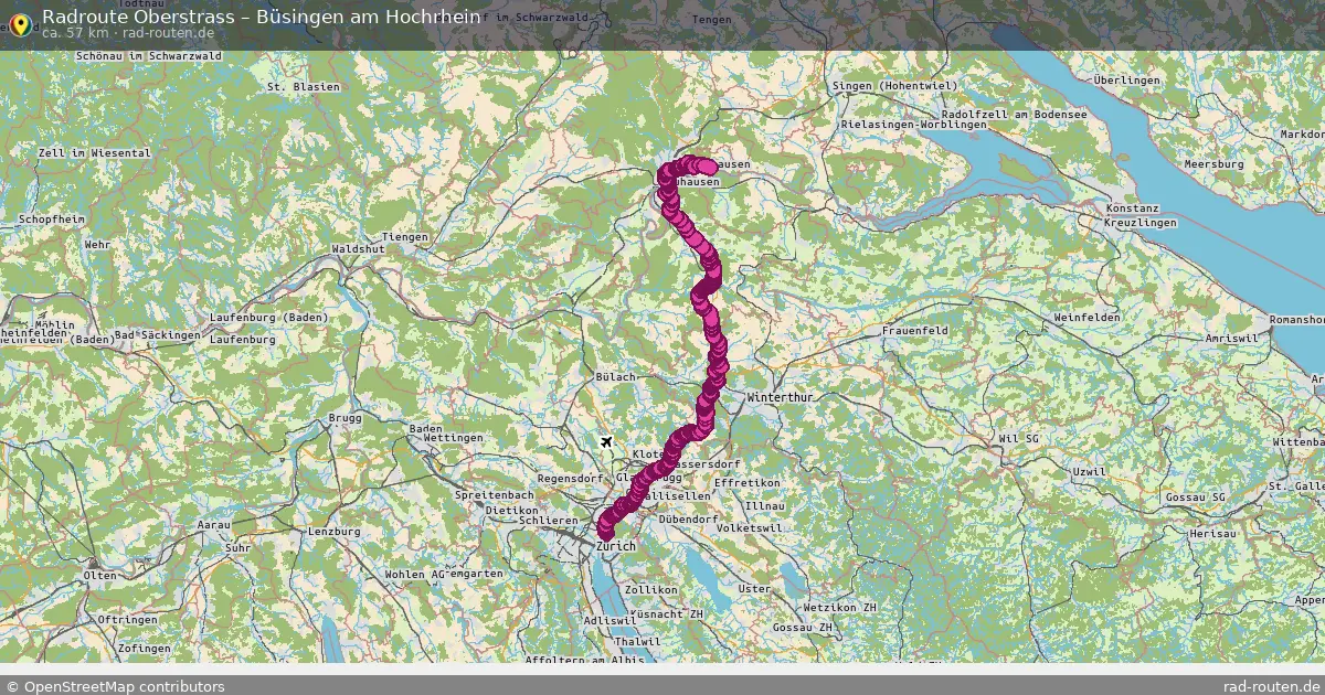 Radtour Oberstrass – Büsingen Am Hochrhein