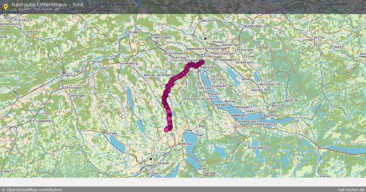 Radtour Unterstrass – Sins