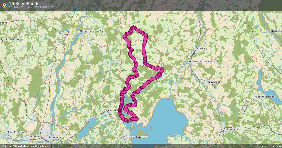 16-Seen-Runde (16s) – Fernradroute auf Rad-Routen.de