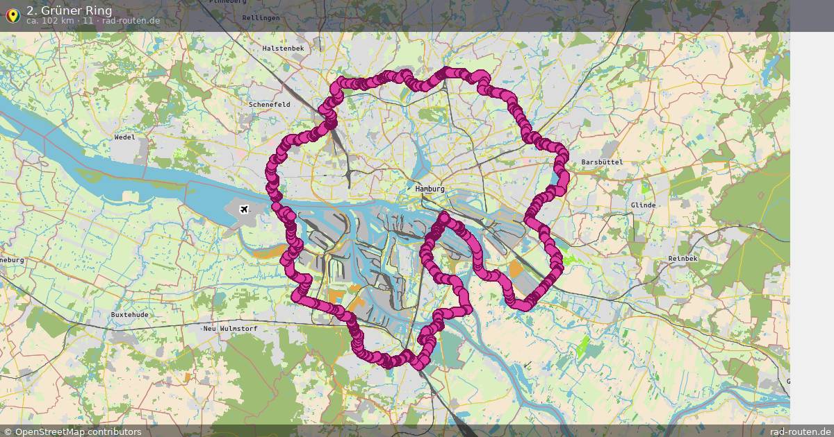 2. Grüner Ring (11) – Fernradroute auf Rad-Routen.de