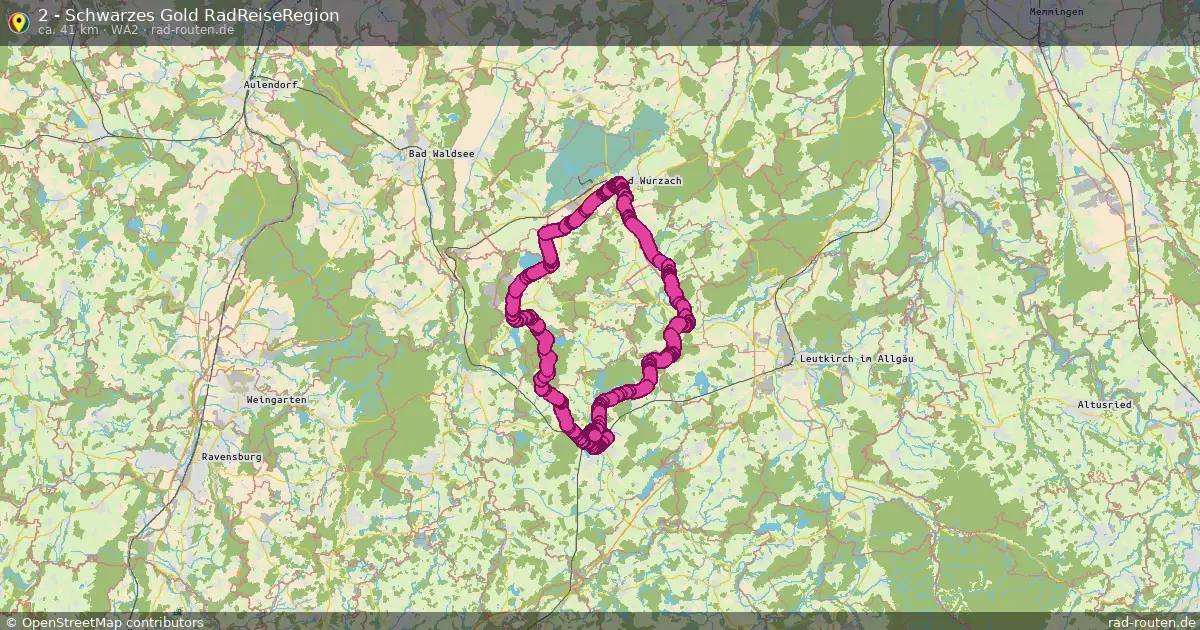 2 - Schwarzes Gold RadReiseRegion (WA2) – Fernradroute auf Rad-Routen.de