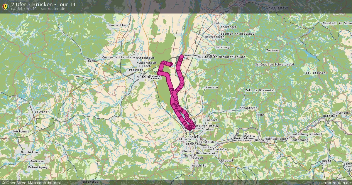 2 Ufer 3 Brücken - Tour 11 (11) – Fernradroute auf Rad-Routen.de