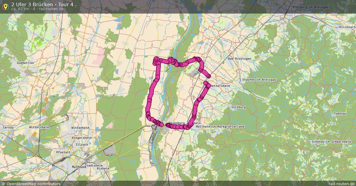 2 Ufer 3 Brücken - Tour 4 (4) – Fernradroute auf Rad-Routen.de