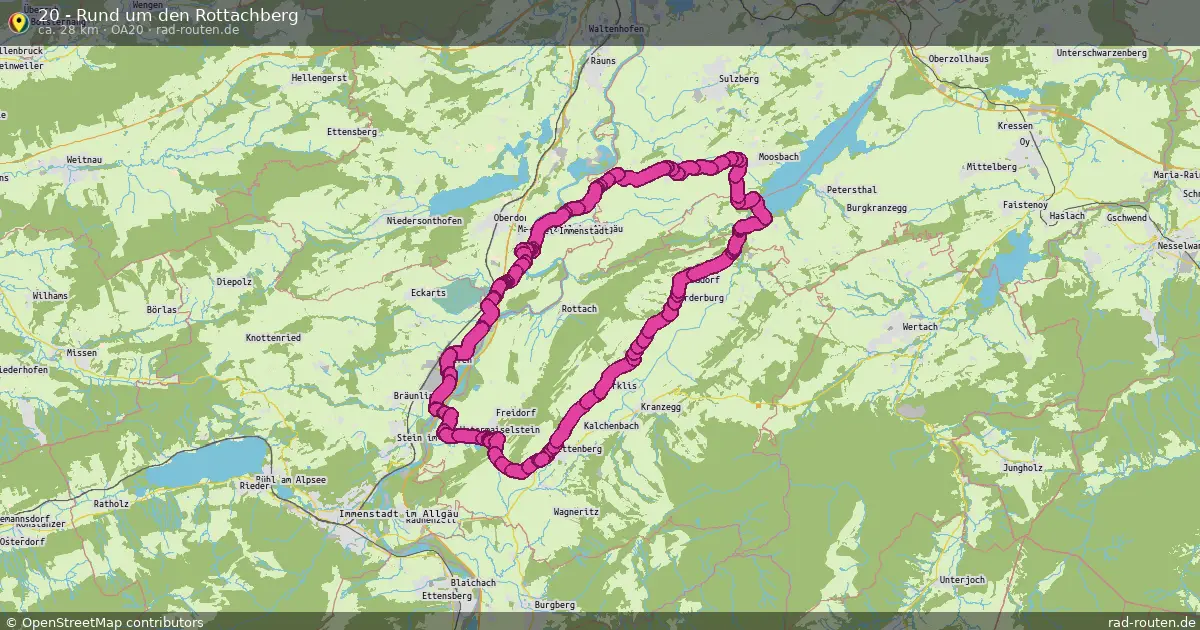 20 - Rund um den Rottachberg (OA20) – Fernradroute auf Rad-Routen.de