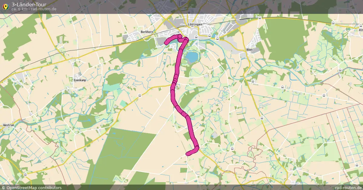 3-Länder-Tour – Fernradroute auf Rad-Routen.de