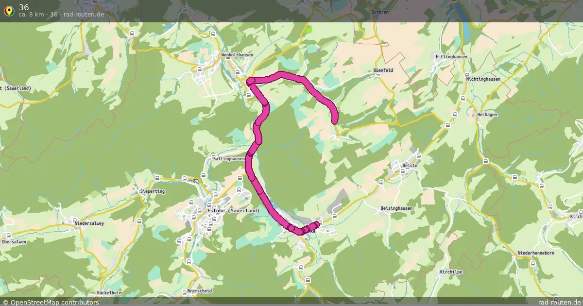 36 (36) – Fernradroute auf Rad-Routen.de