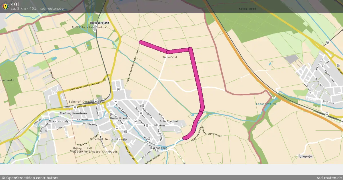 401 (401) – Fernradroute auf Rad-Routen.de