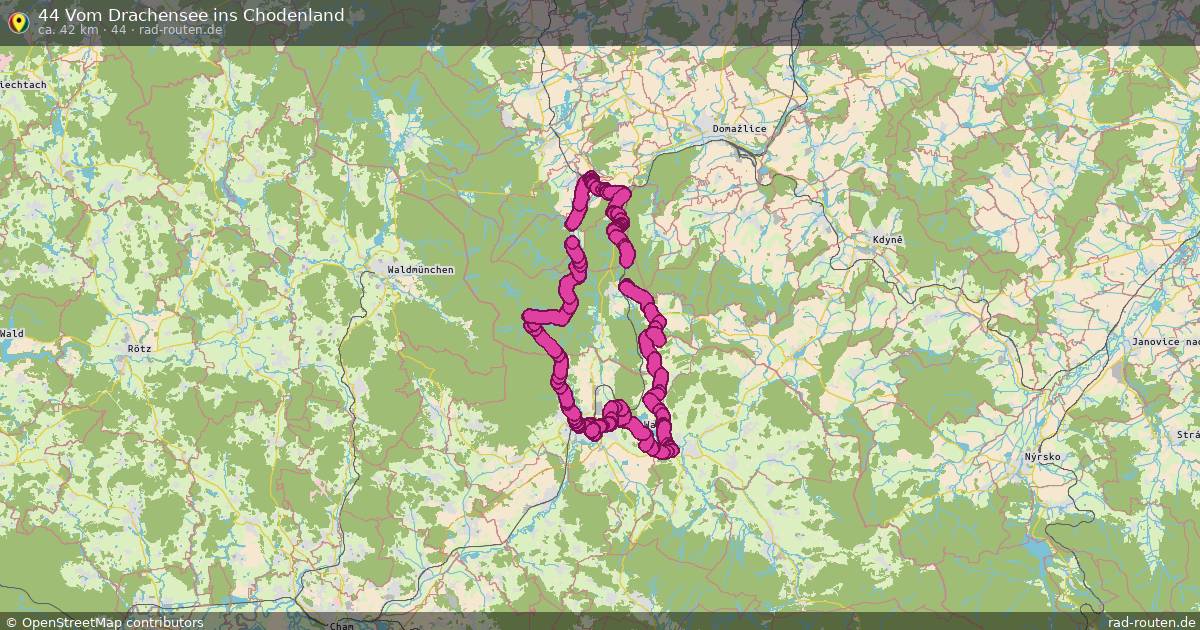 44 Vom Drachensee ins Chodenland (44) – Fernradroute auf Rad-Routen.de