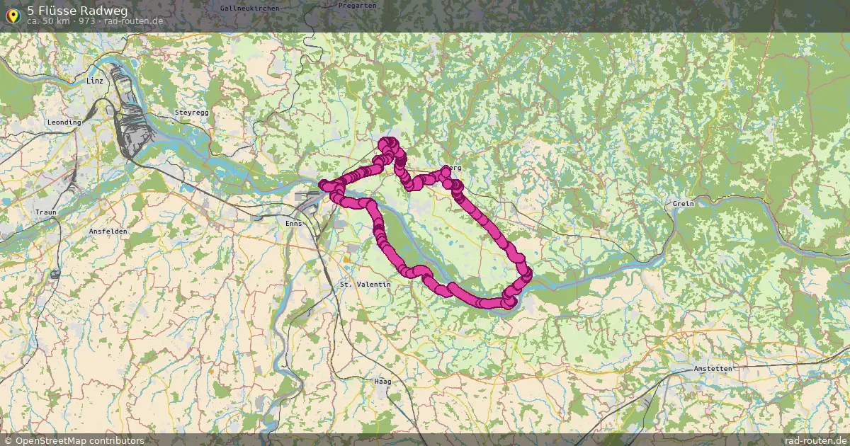 5 Flüsse Radweg