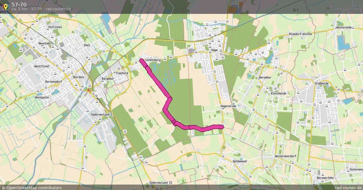 57-70 (57-70) – Fernradroute auf Rad-Routen.de