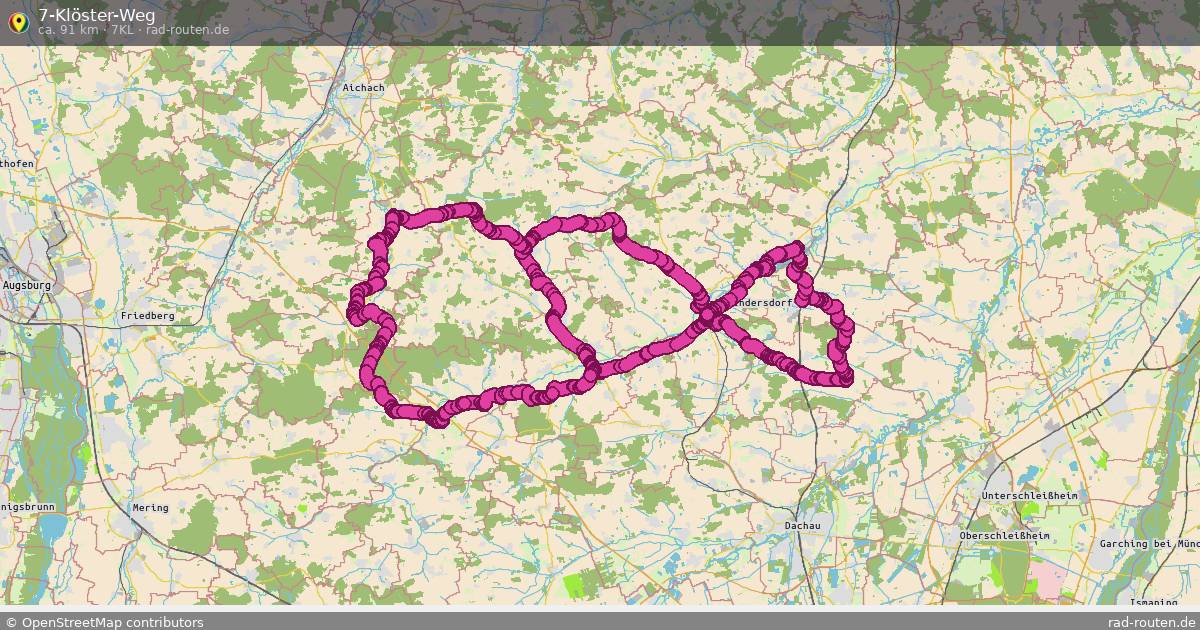 7-Klöster-Weg (7KL) – Fernradroute auf Rad-Routen.de