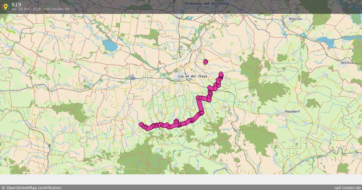 819 (819) – Fernradroute auf Rad-Routen.de