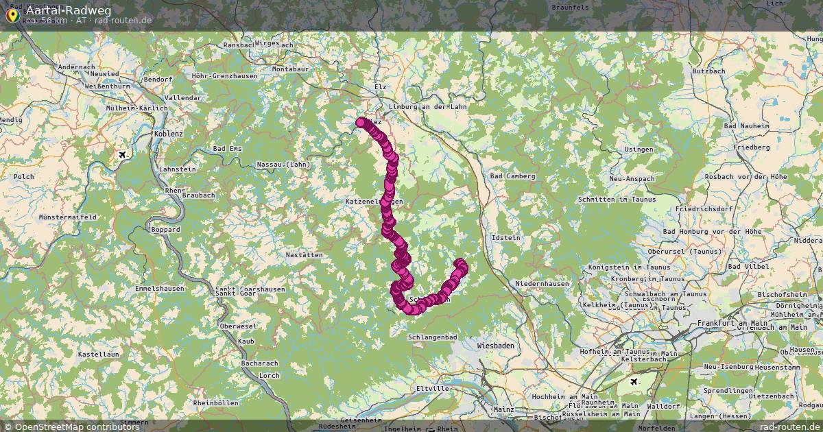 Aartal-Radweg (AT) – Fernradroute auf Rad-Routen.de