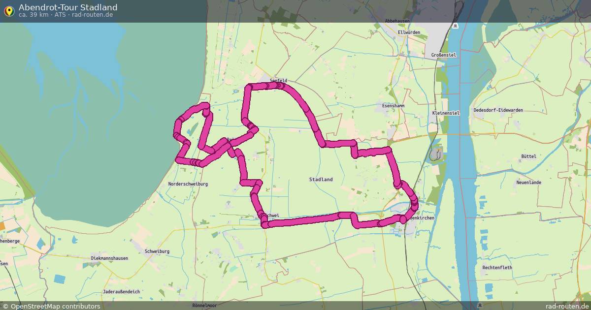 Abendrot-Tour Stadland