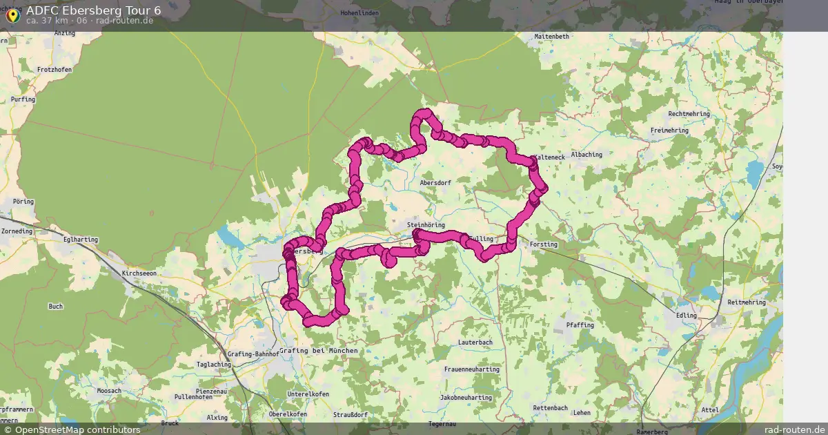 ADFC Ebersberg Tour 6 (06) – Fernradroute auf Rad-Routen.de