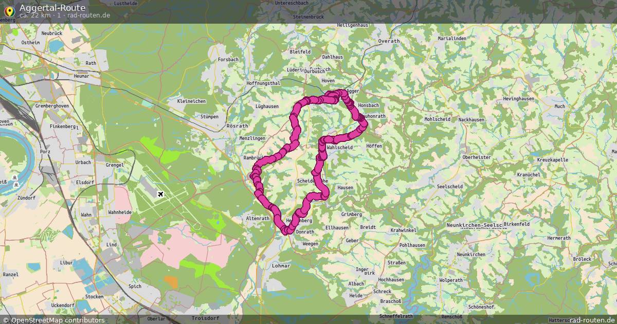 Aggertal-Route (1) – Fernradroute auf Rad-Routen.de