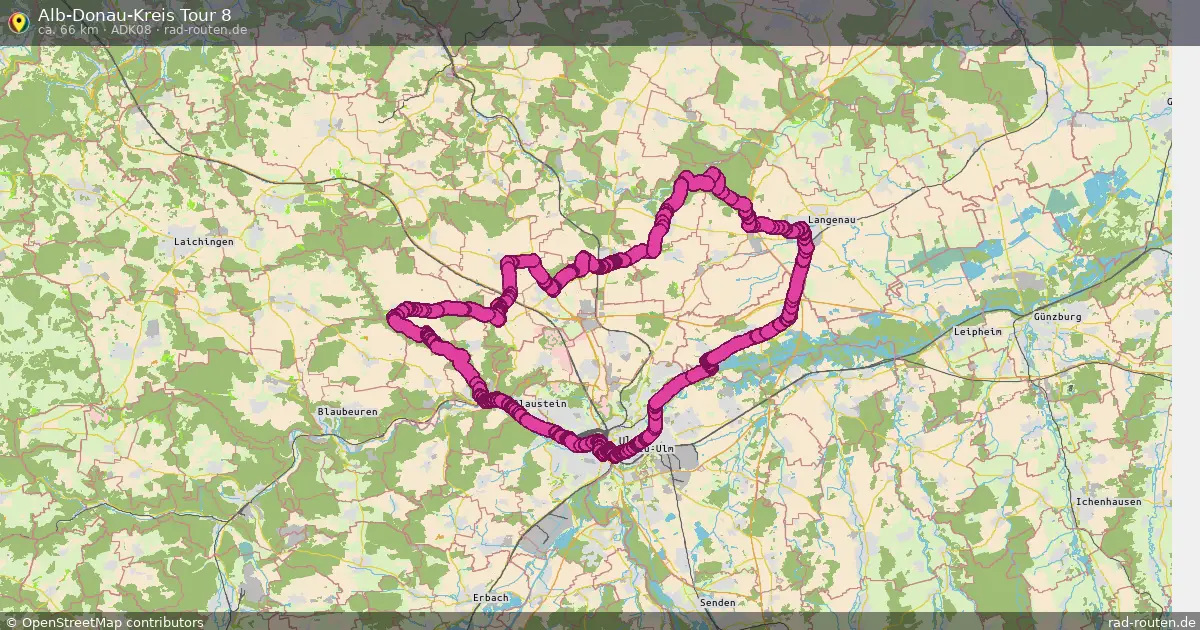 Alb-Donau-Kreis Tour 8 (ADK08) – Fernradroute auf Rad-Routen.de