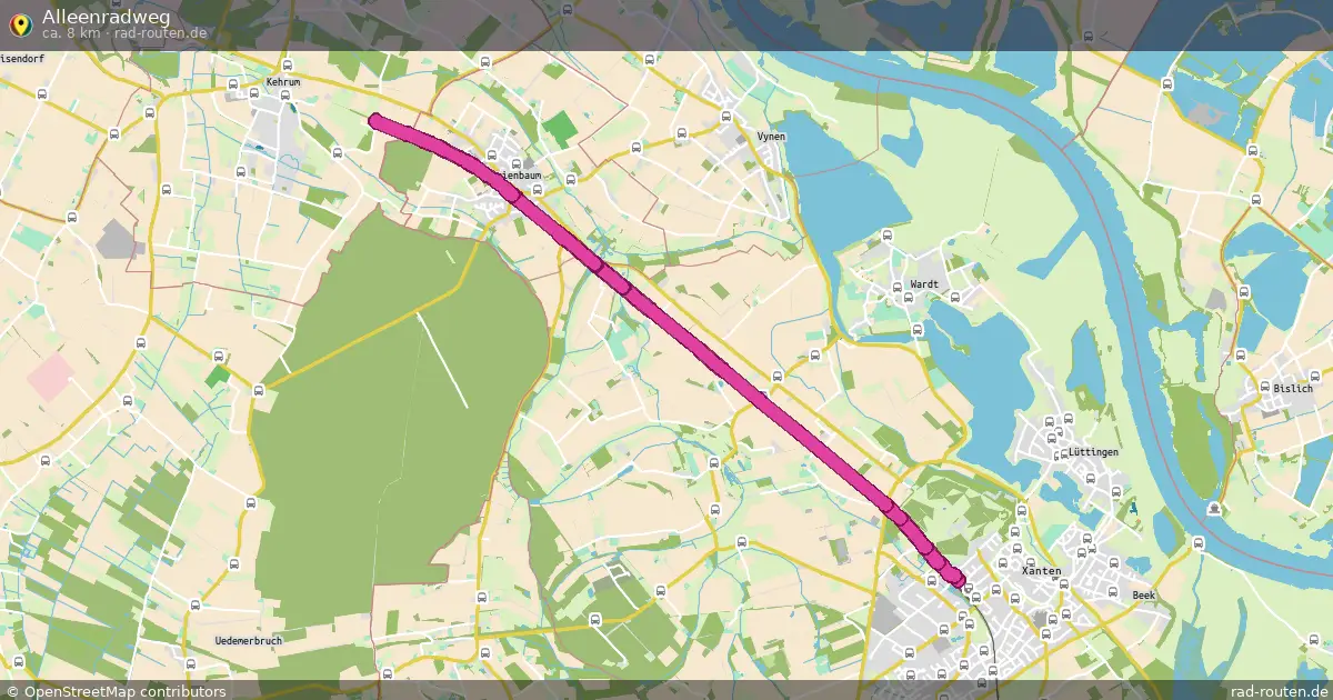 Alleenradweg – Fernradroute auf Rad-Routen.de