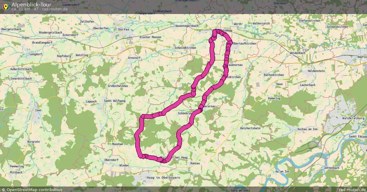 Alpenblick-Tour (AT) – Fernradroute auf Rad-Routen.de