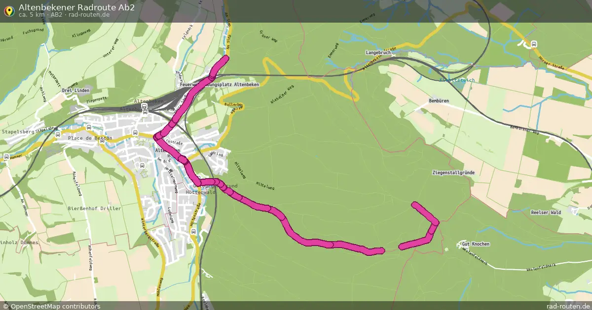 Altenbekener Radroute Ab2 (Ab2) – Fernradroute auf Rad-Routen.de