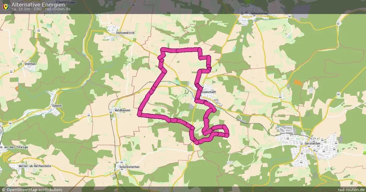 Alternative Energien (Erg) – Fernradroute auf Rad-Routen.de