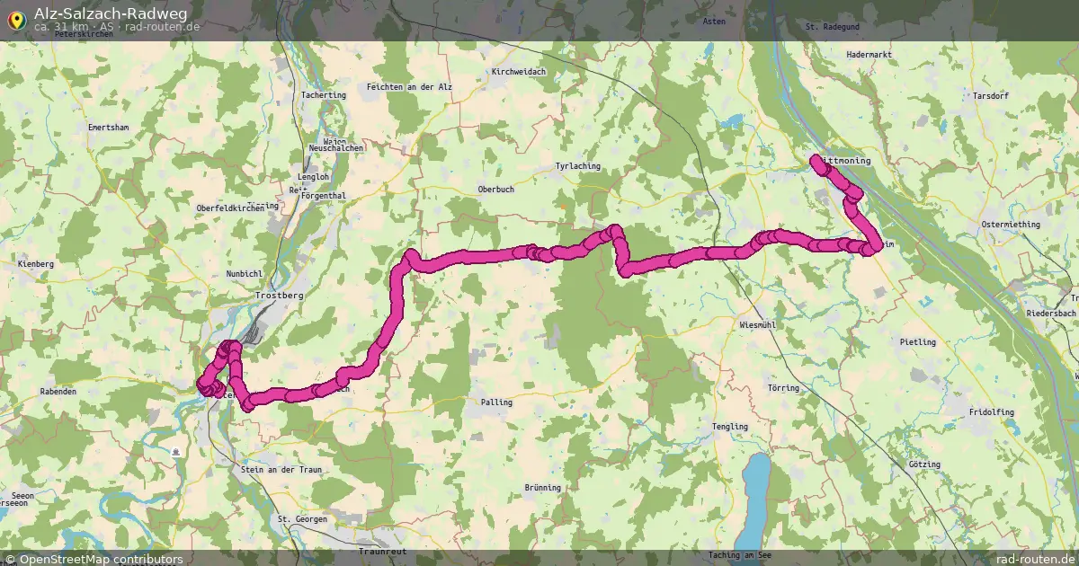 Alz-Salzach-Radweg