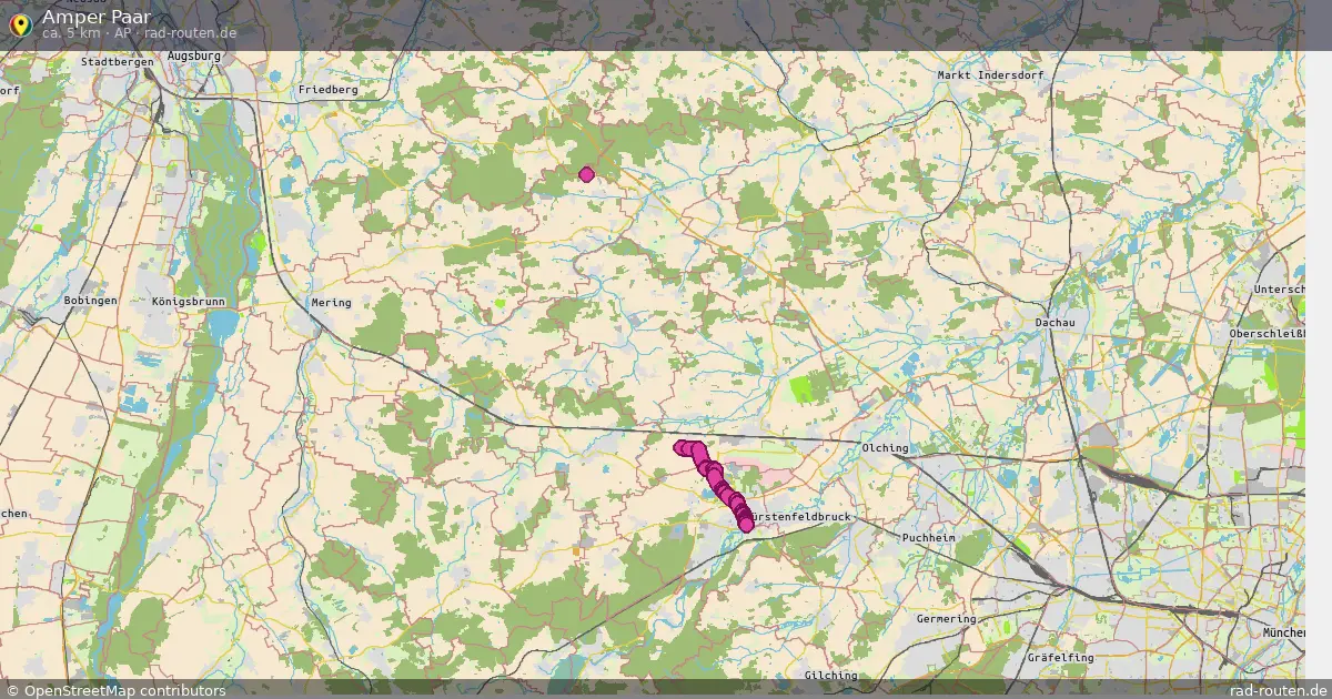 Amper Paar (AP) – Fernradroute auf Rad-Routen.de