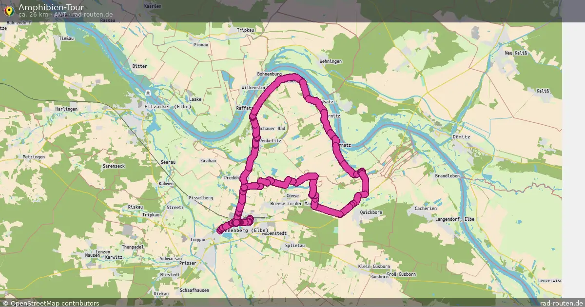 Amphibien-Tour (AMT) – Fernradroute auf Rad-Routen.de