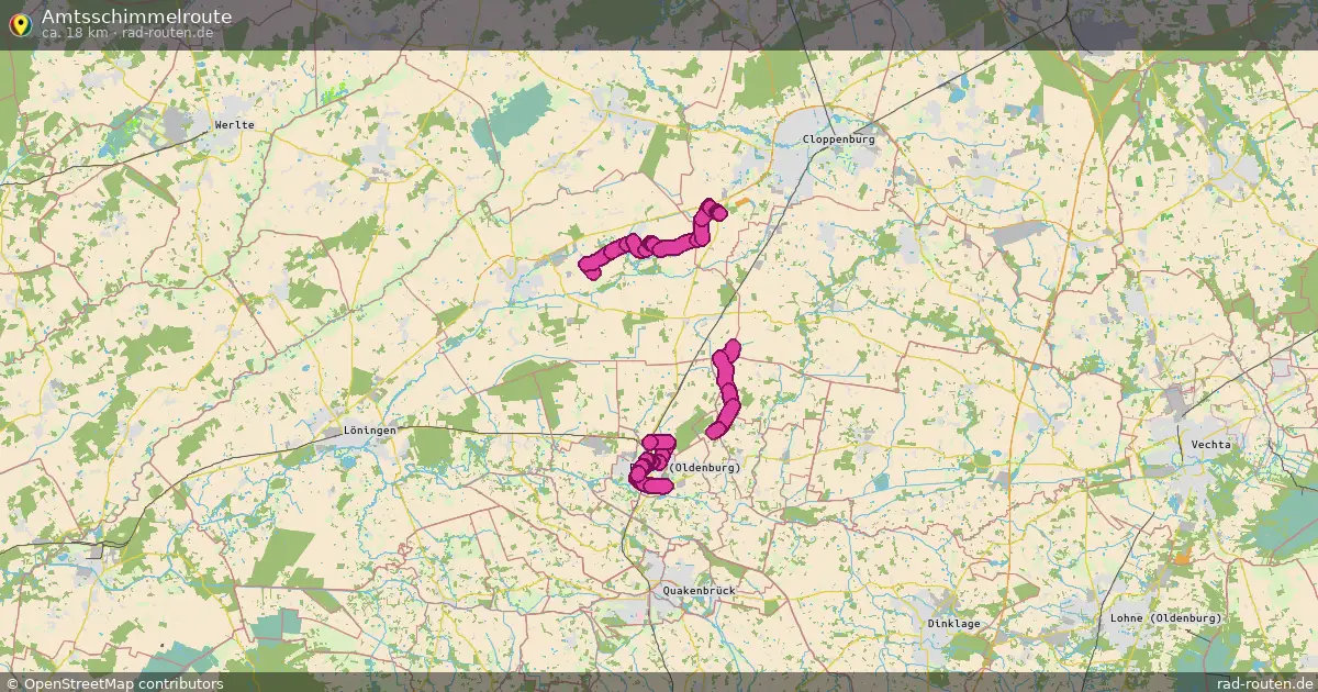 Amtsschimmelroute – Fernradroute auf Rad-Routen.de