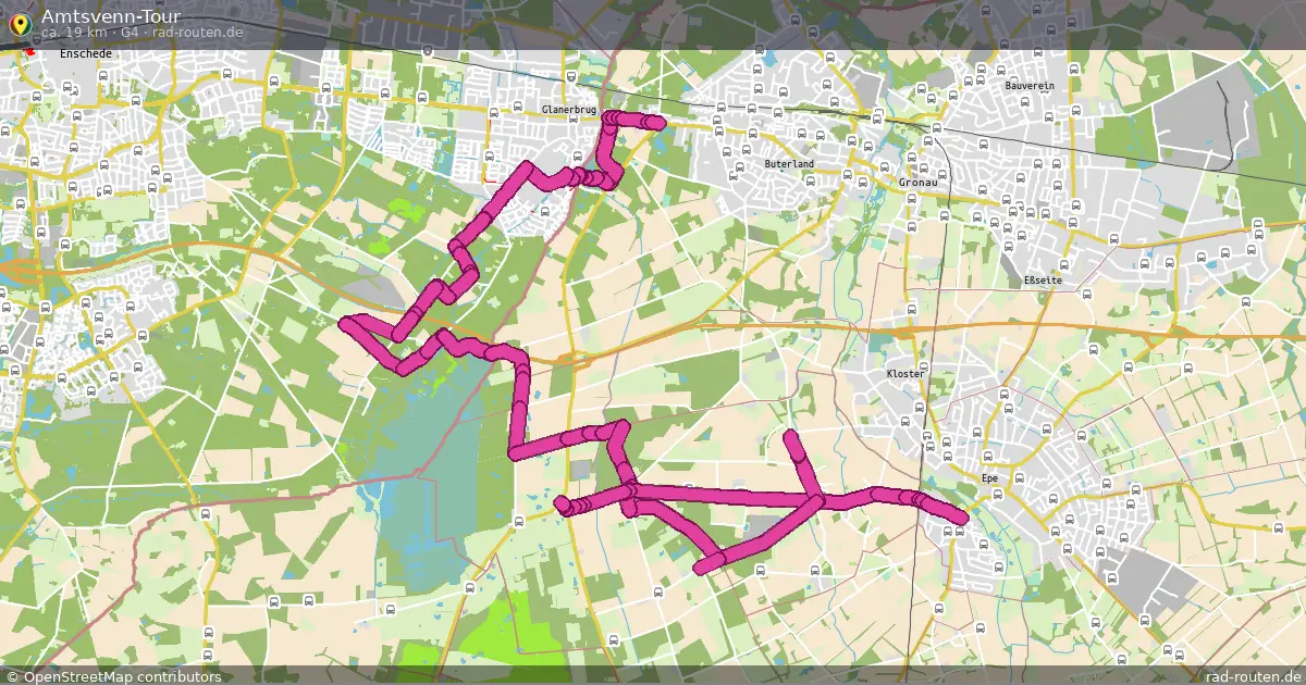 Amtsvenn-Tour (G4) – Fernradroute auf Rad-Routen.de