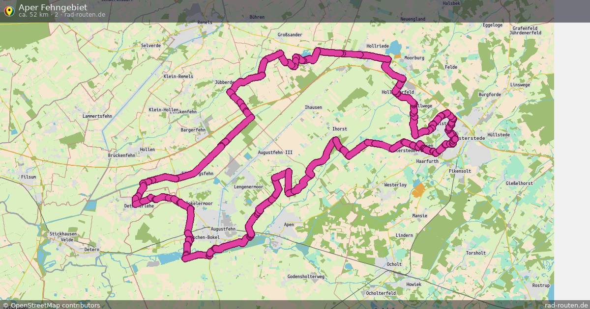 Aper Fehngebiet (2) – Fernradroute auf Rad-Routen.de