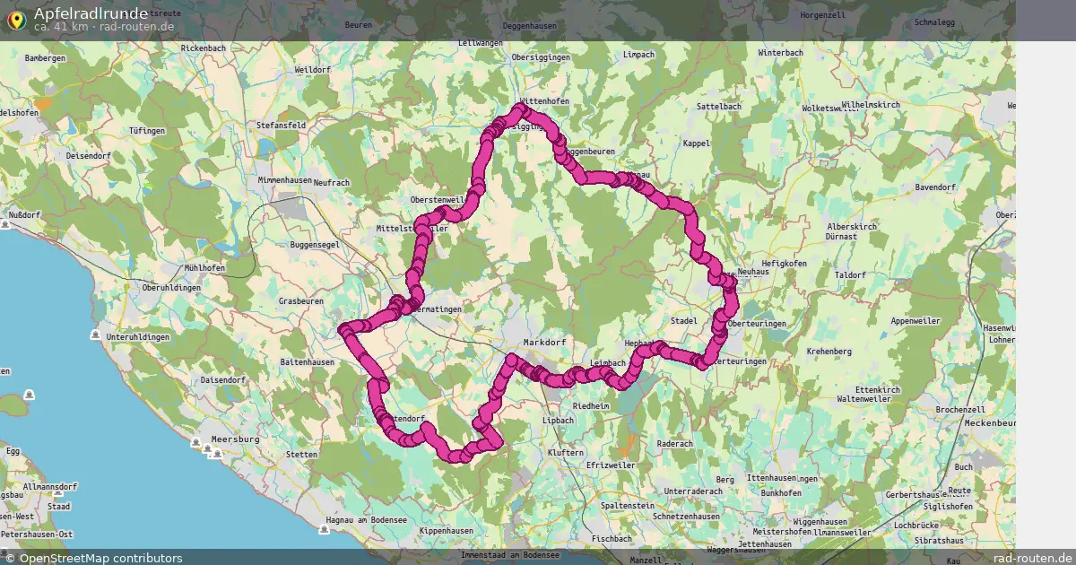 Apfelradlrunde – Fernradroute auf Rad-Routen.de