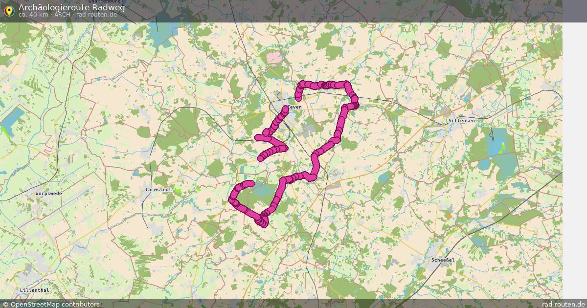Archäologieroute Radweg (Arch) – Fernradroute auf Rad-Routen.de