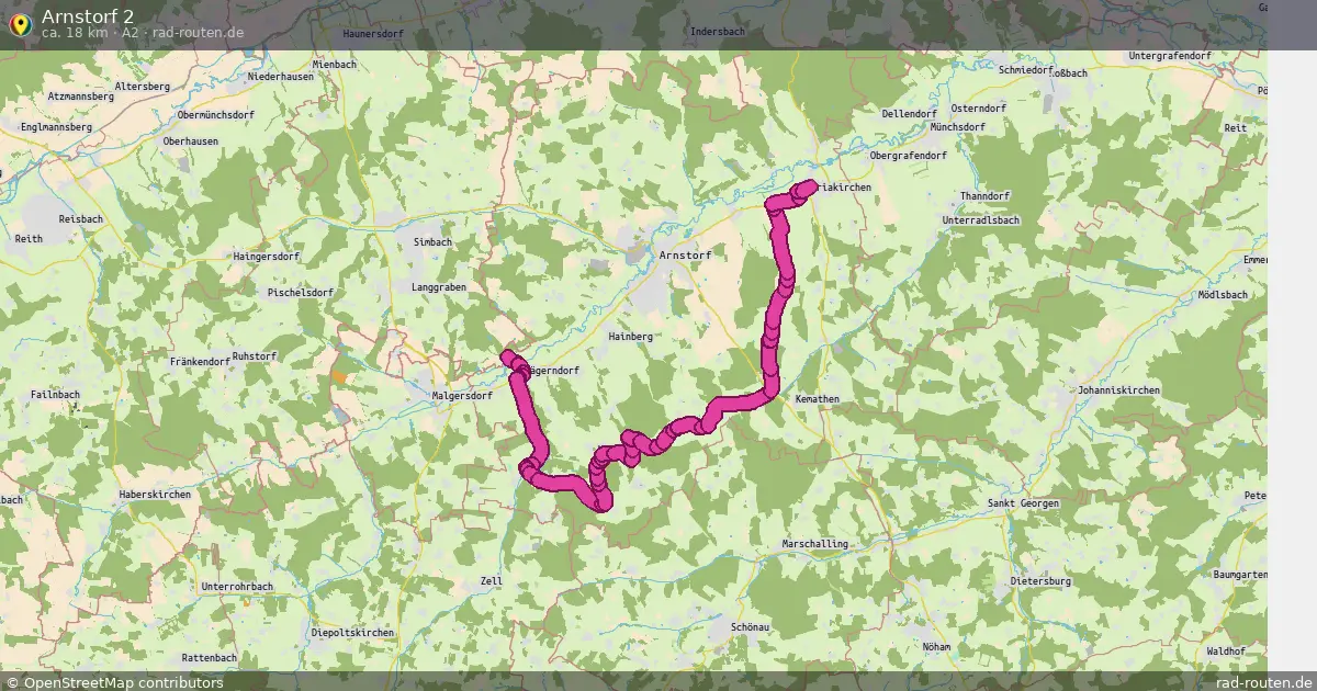 Arnstorf 2 (A2) – Fernradroute auf Rad-Routen.de