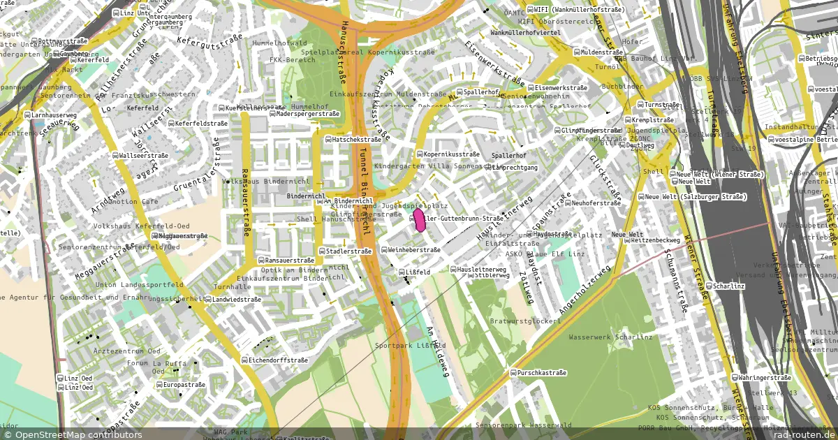 AT:Linz:Hauptrouten – Fernradroute auf Rad-Routen.de