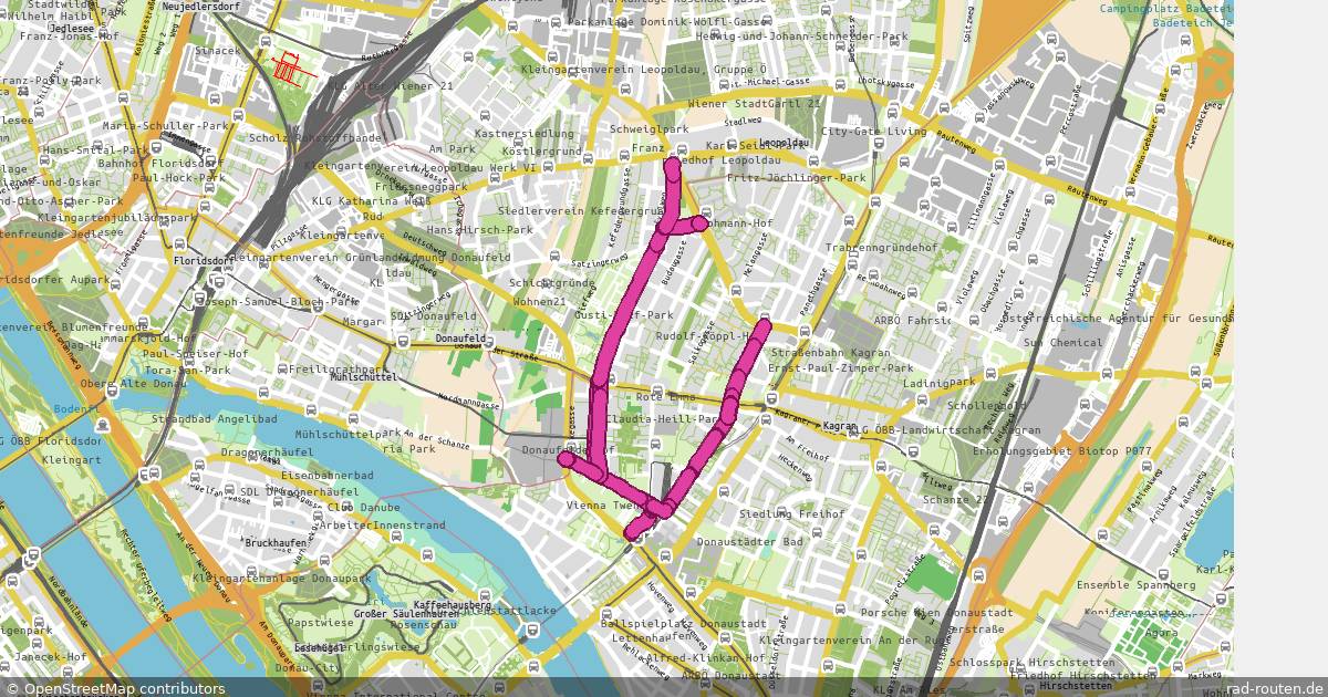 AT:Vienna:Erweitertes_Grundnetz – Fernradroute auf Rad-Routen.de