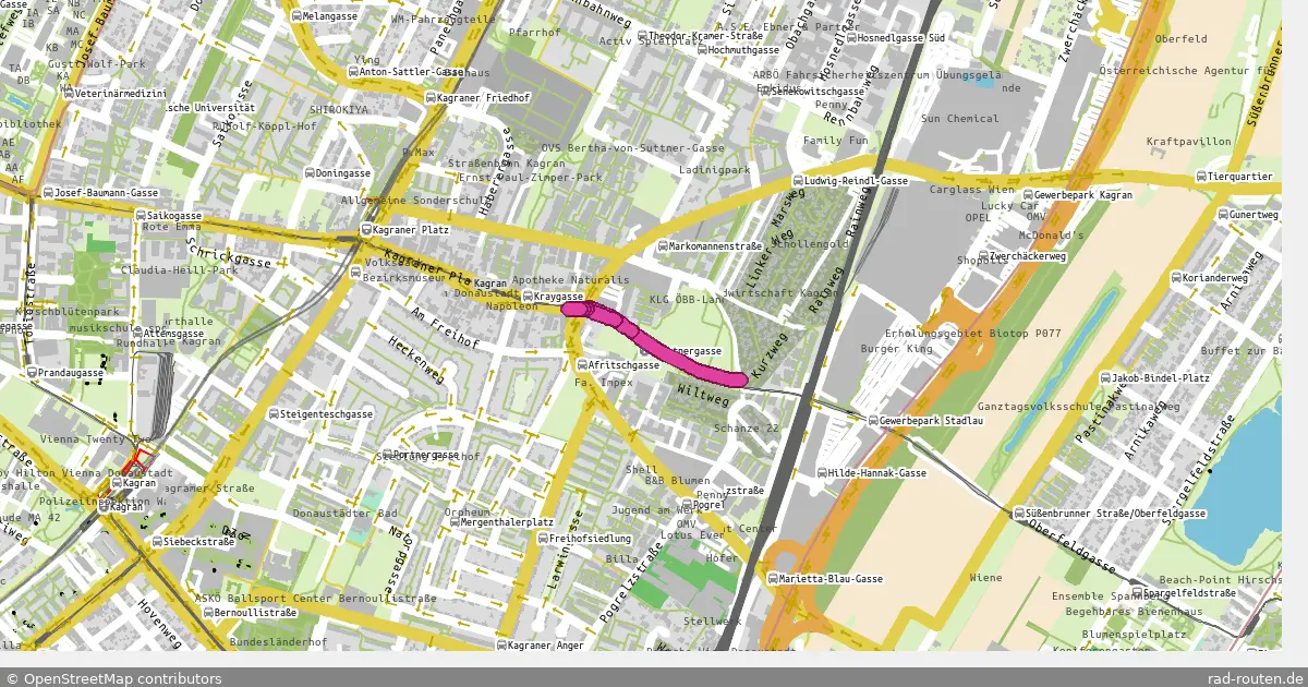 AT:Vienna:Erweitertes_Grundnetz – Fernradroute auf Rad-Routen.de