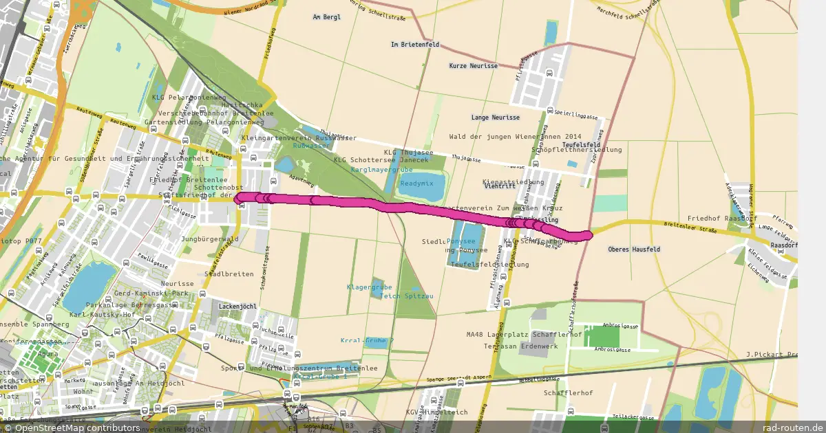 AT:Vienna:Grundnetz – Fernradroute auf Rad-Routen.de