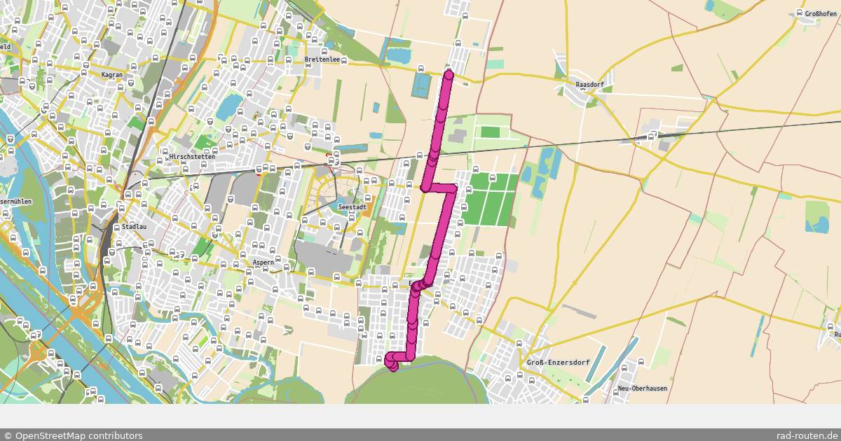 AT:Vienna:Grundnetz – Fernradroute auf Rad-Routen.de