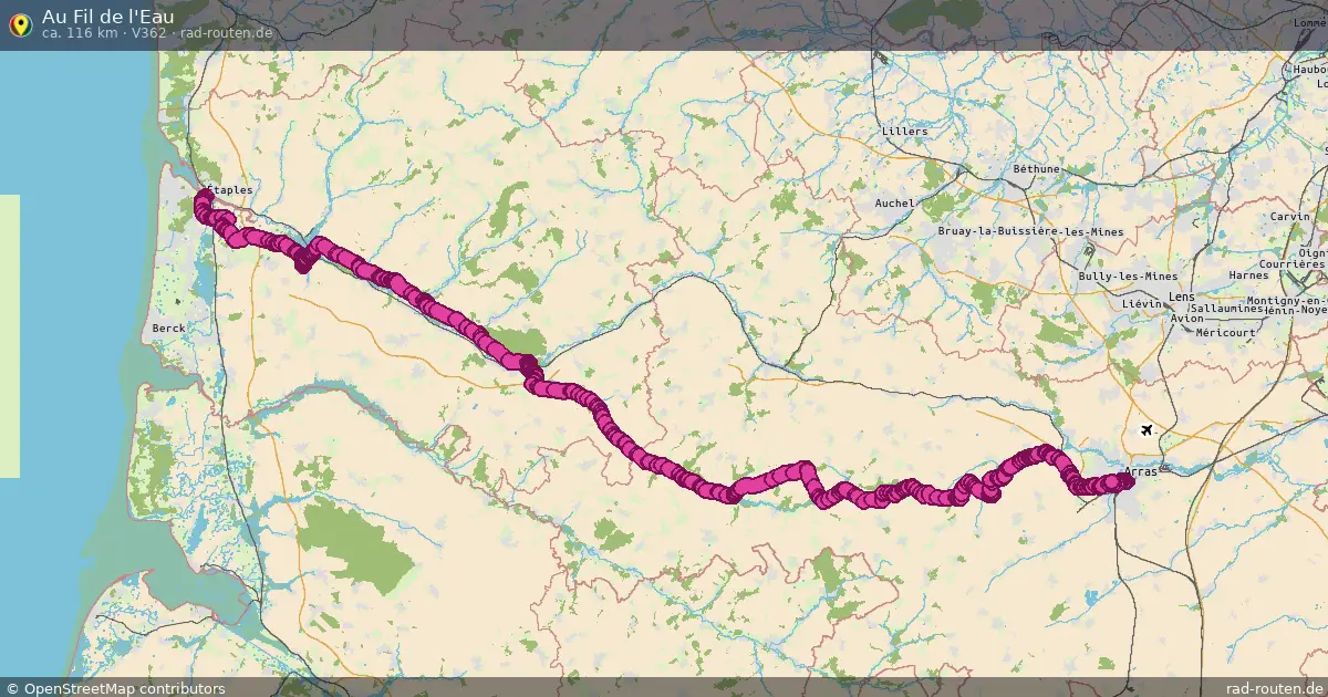 Au Fil de l'Eau (V362) – Fernradroute auf Rad-Routen.de