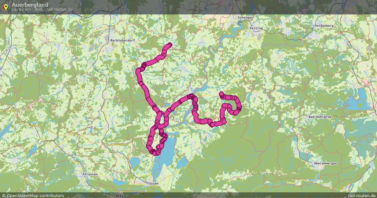 Auerbergland (Aue) – Fernradroute auf Rad-Routen.de