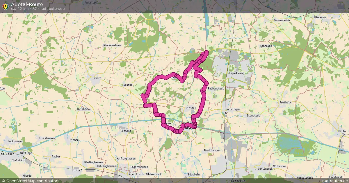 Auetal-Route (R7) – Fernradroute auf Rad-Routen.de