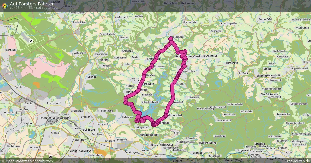 Auf Försters Fährten (E3) – Fernradroute auf Rad-Routen.de