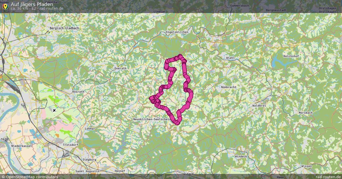 Auf Jägers Pfaden (E2) – Fernradroute auf Rad-Routen.de
