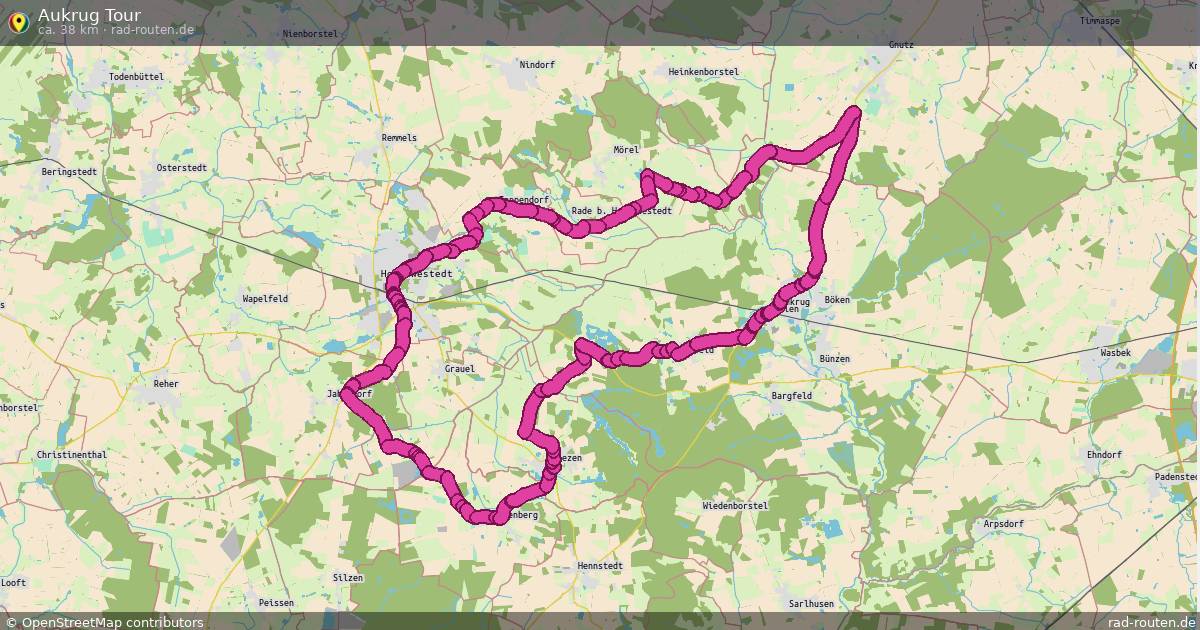 Aukrug Tour – Fernradroute auf Rad-Routen.de