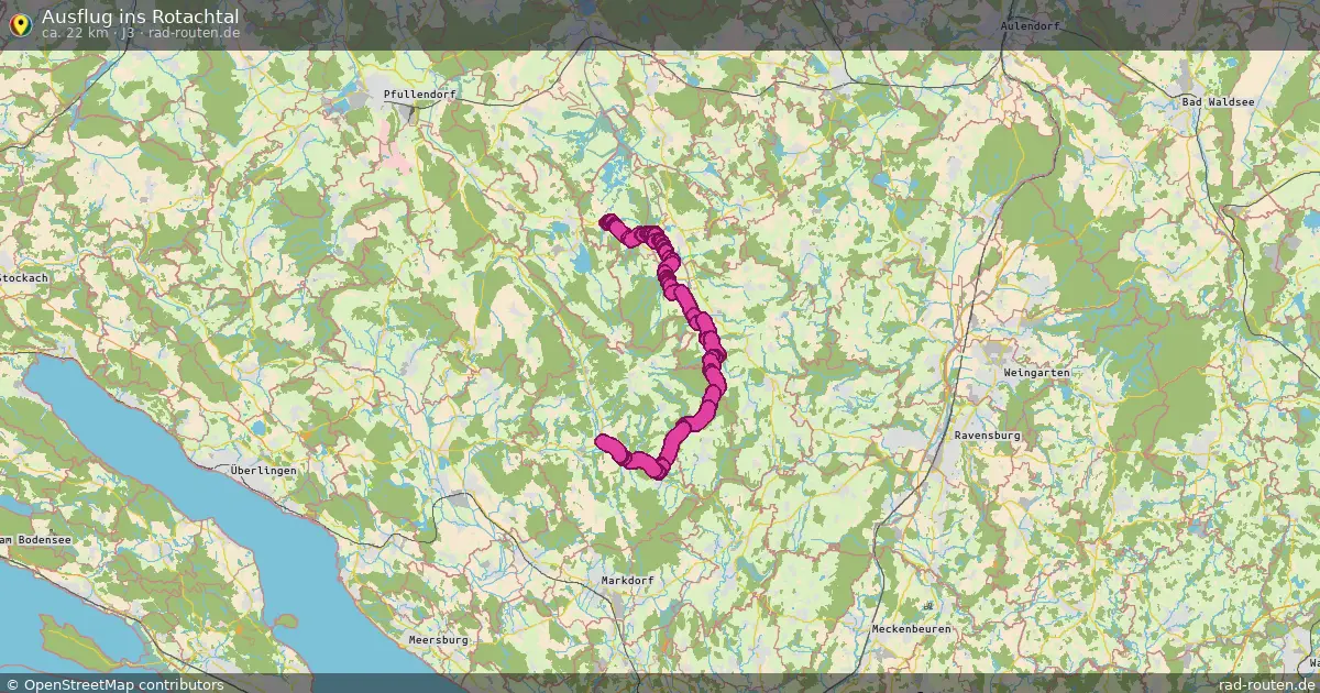 Ausflug ins Rotachtal (J3) – Fernradroute auf Rad-Routen.de