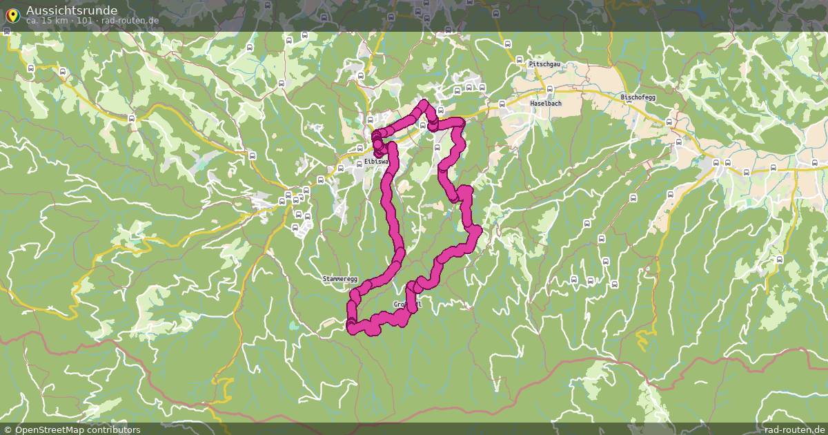 Aussichtsrunde (101) – Fernradroute auf Rad-Routen.de