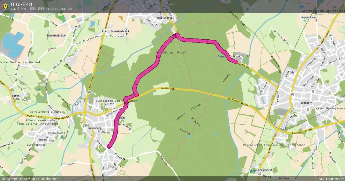 B36-B48 (B36-B48) – Fernradroute auf Rad-Routen.de